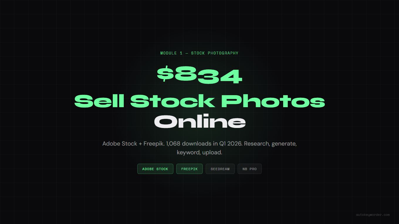 Sell Stock Photos Online: Research, Generate, and Earn (2026)