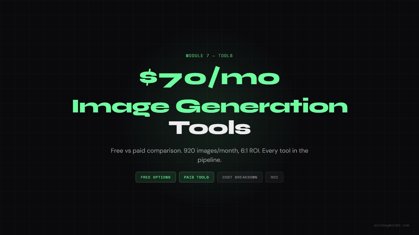 Image Generation Tools: Free vs Paid Comparison (2026)