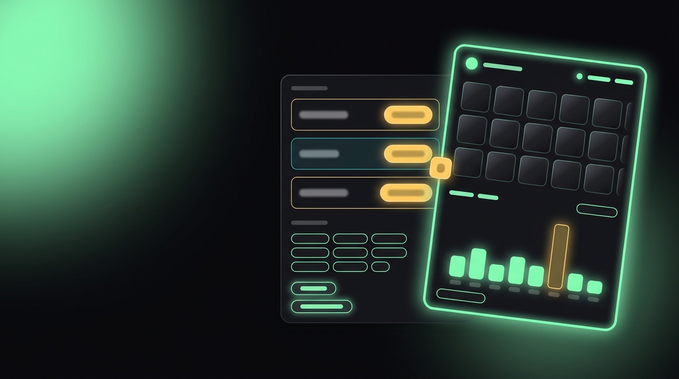 Dark dashboard interface comparing subscription credit plans against per-generation cost tiles